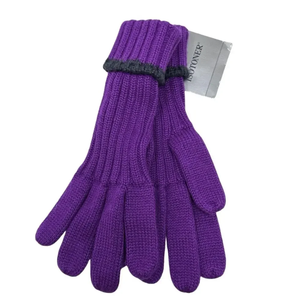 NWT Isotoner mulberry gloves women's one size - Picture 7 of 8